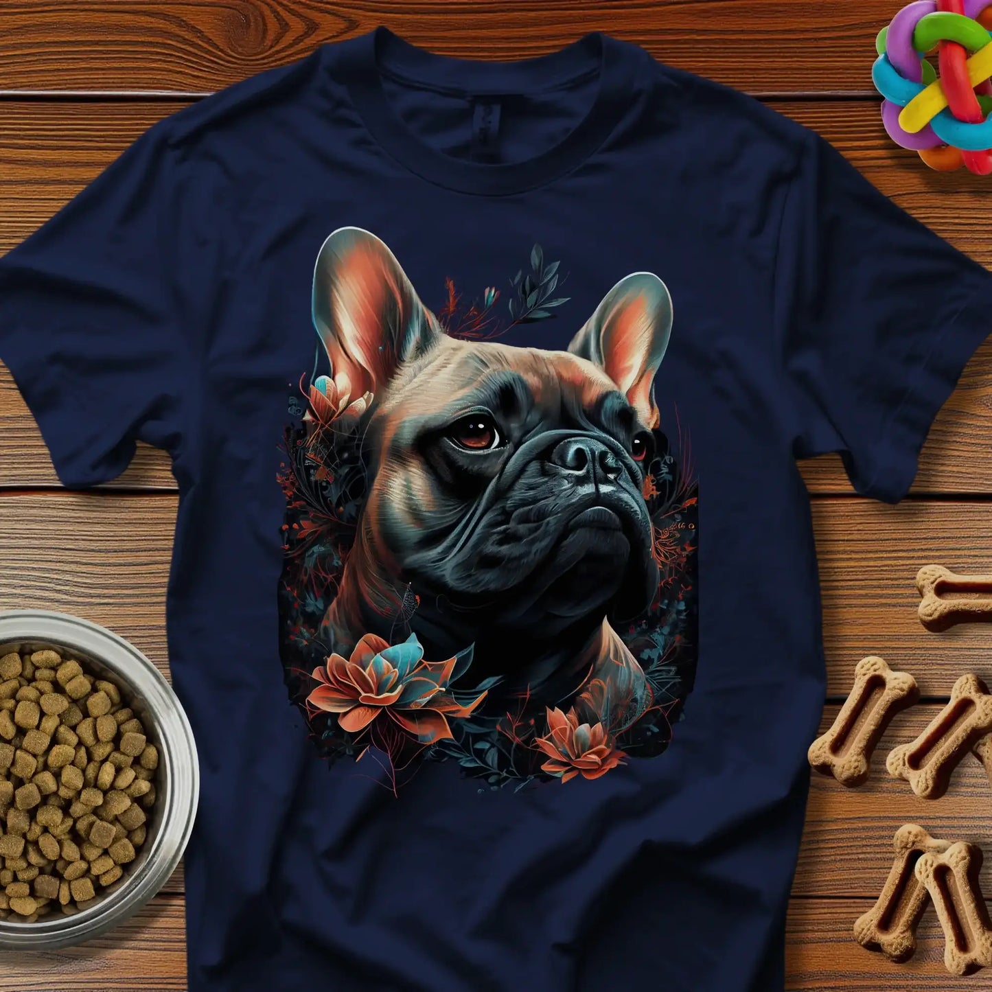 French Bulldog Art No. 2 Unisex T-Shirt — Premium