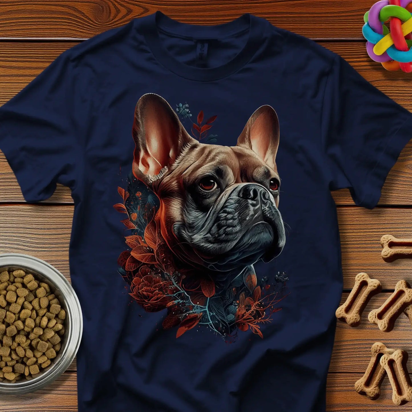 French Bulldog Art No. 3 Unisex T-Shirt — Premium