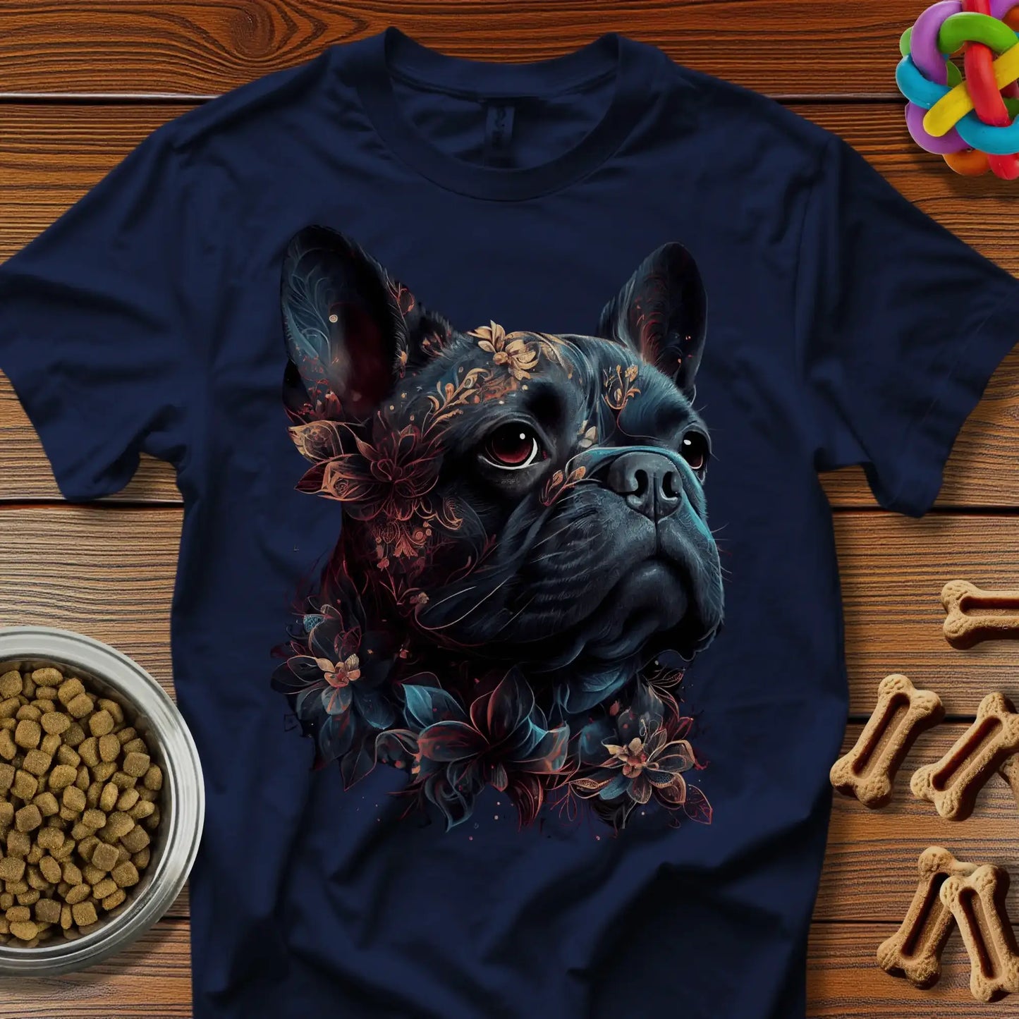 French Bulldog Art No. 4 Unisex T-Shirt — Premium