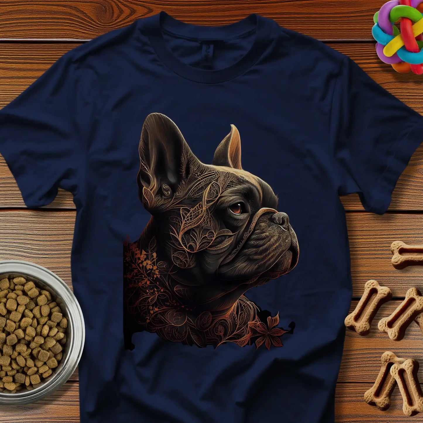 French Bulldog Art No. 5 Unisex T-Shirt — Premium
