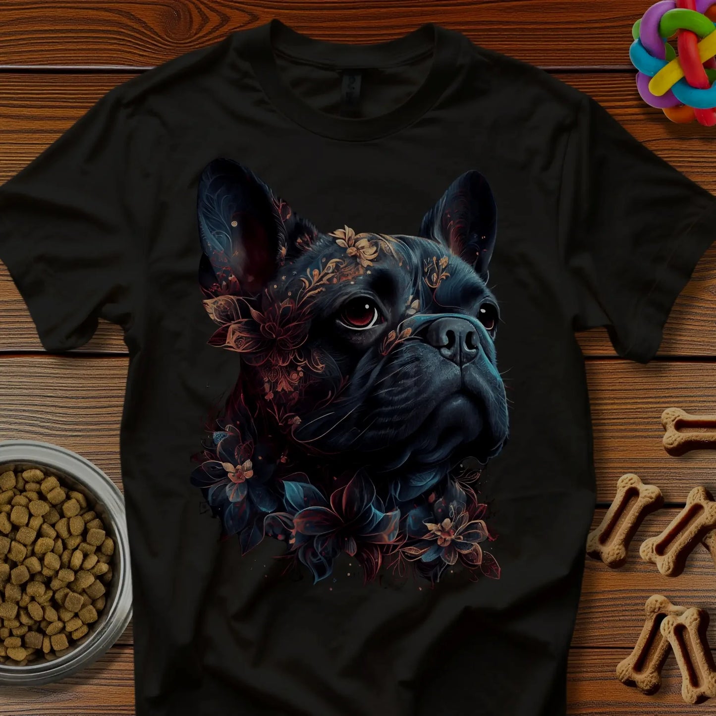 French Bulldog Art No. 4 Unisex T-Shirt — Premium