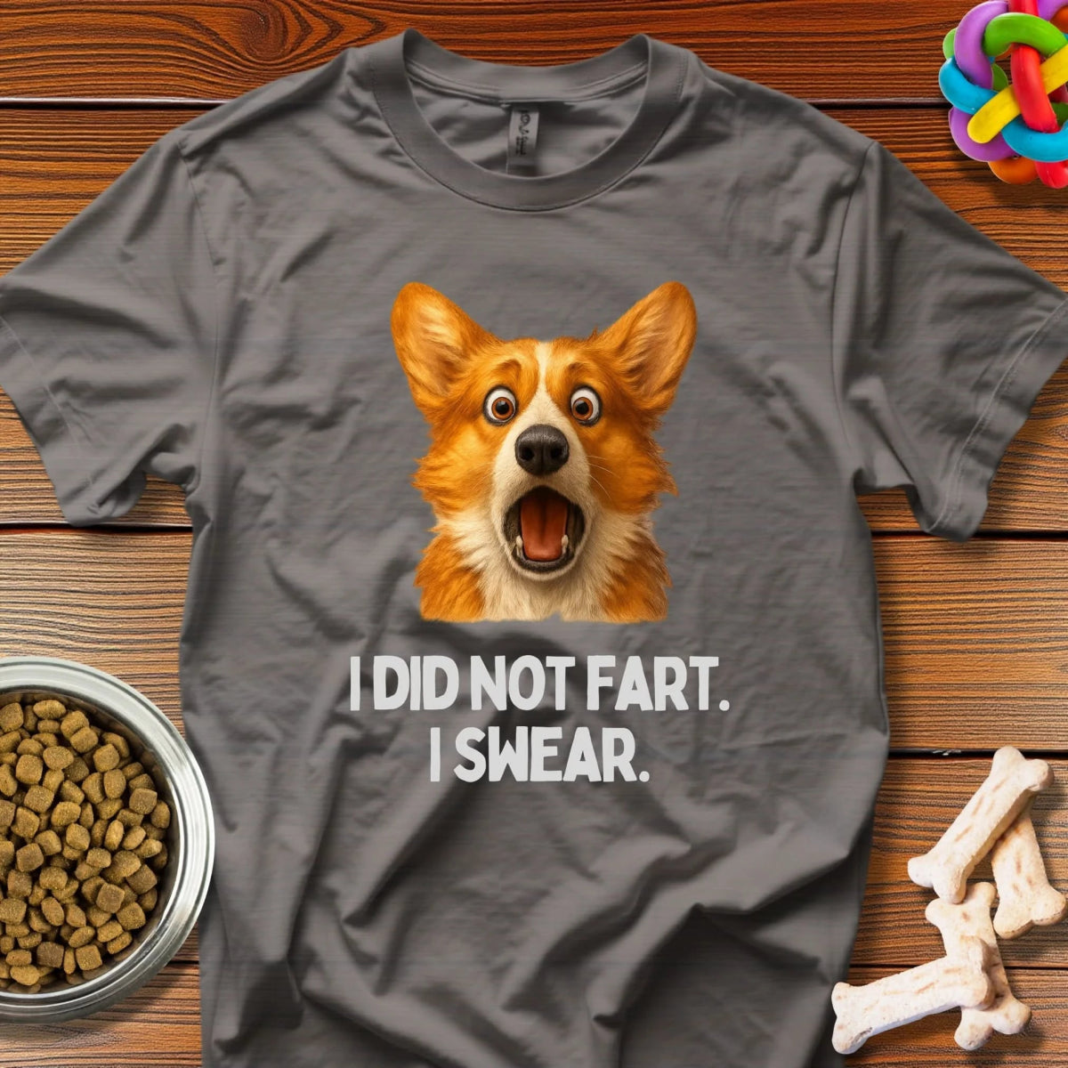 Corgi Confessions: Guilty Dog Meme, Hilarious Pet Photography - T-Shirt - Wooferface
