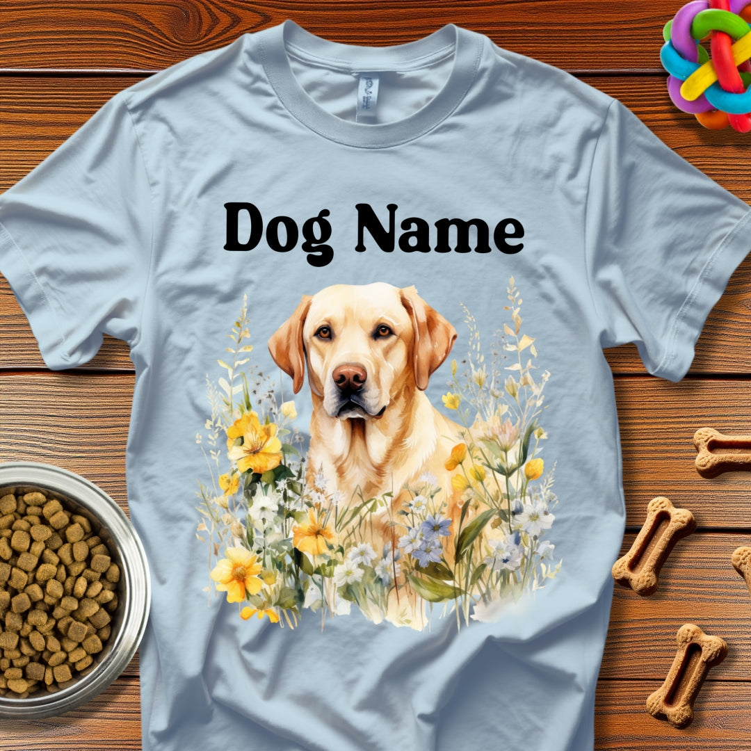 Labrador in Water Color Dog T-Shirt | Wooferface Original with Customization