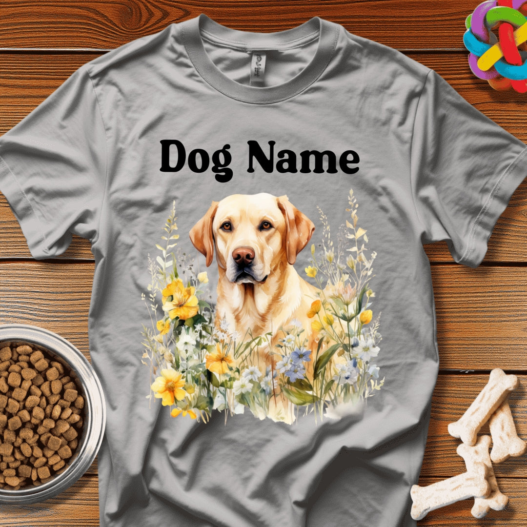 Labrador in Water Color Dog T-Shirt | Wooferface Original with Customization