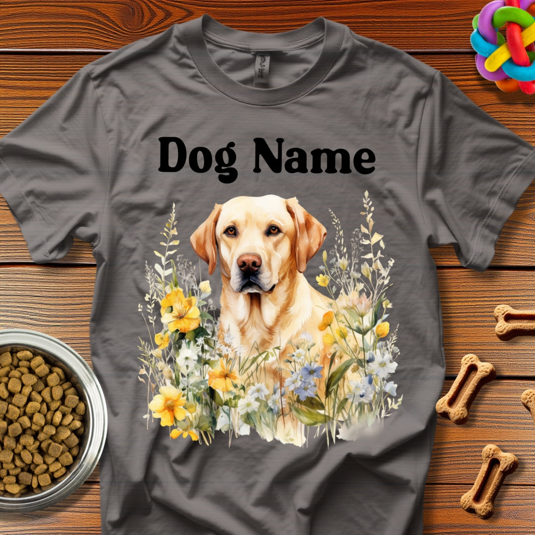 Labrador in Water Color Dog T-Shirt | Wooferface Original with Customization
