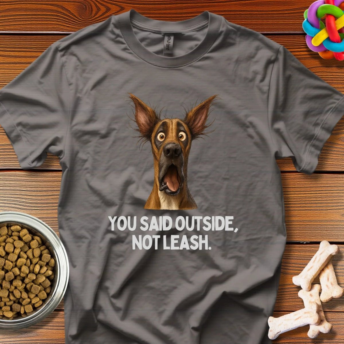 Freedom Unleashed: Canine Comedy Meme, Viral Pet Photography - T-Shirt - Wooferface