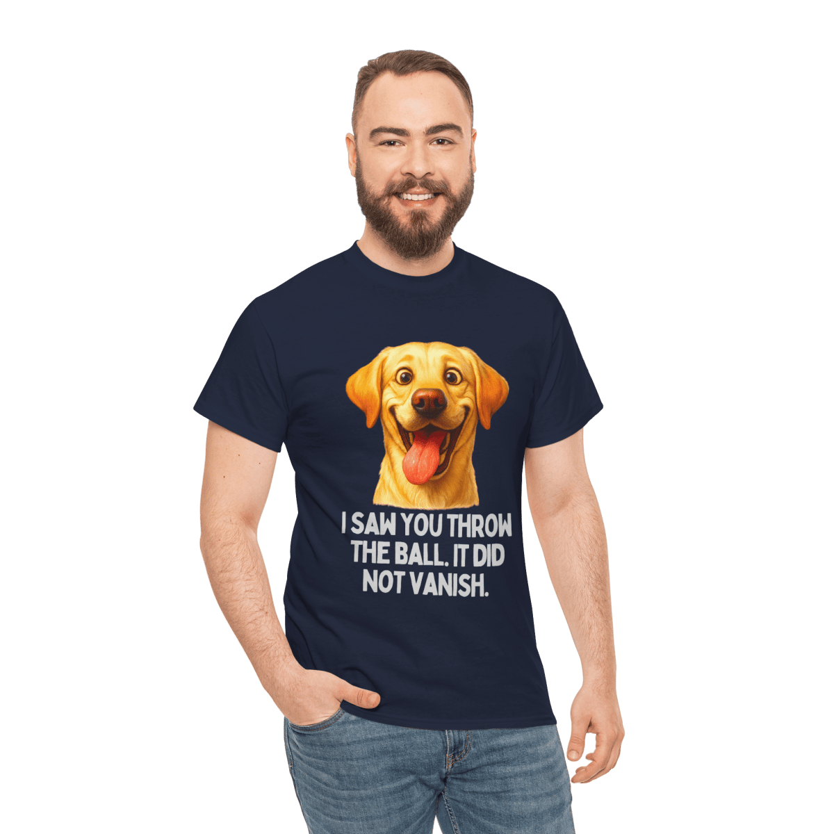 "I Saw You Throw The Ball. It Did Not Vanish." T-Shirt - Wooferface