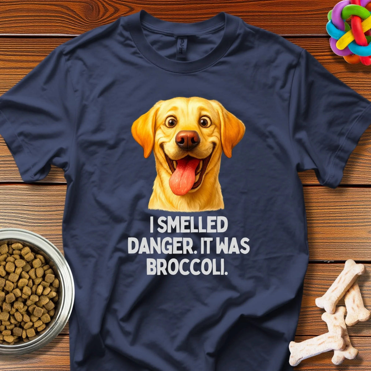 I Smelled Danger, It Was Brocolli Tee - Wooferface