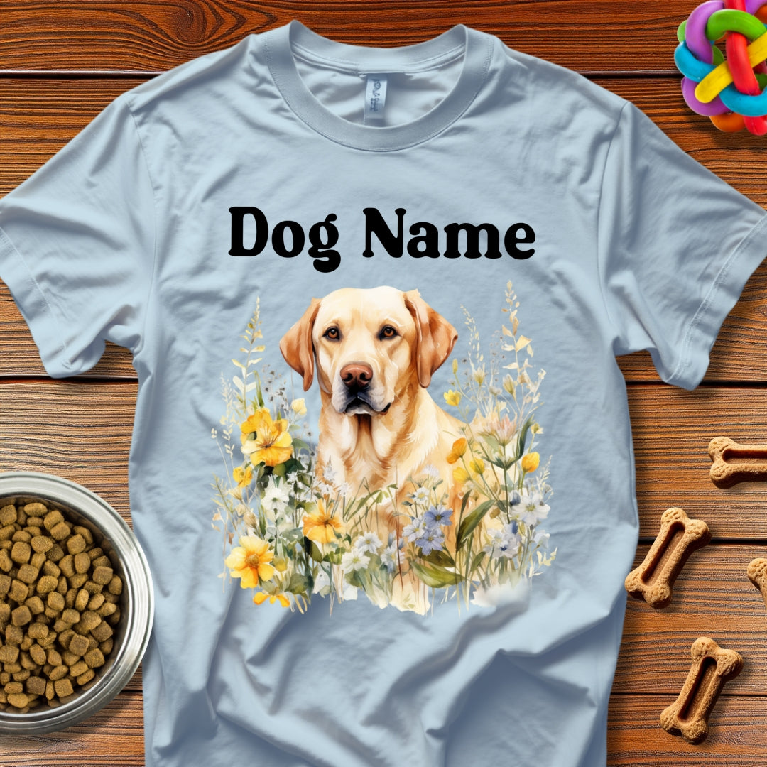 Labrador in Water Color Dog T-Shirt | Wooferface Original with Customization