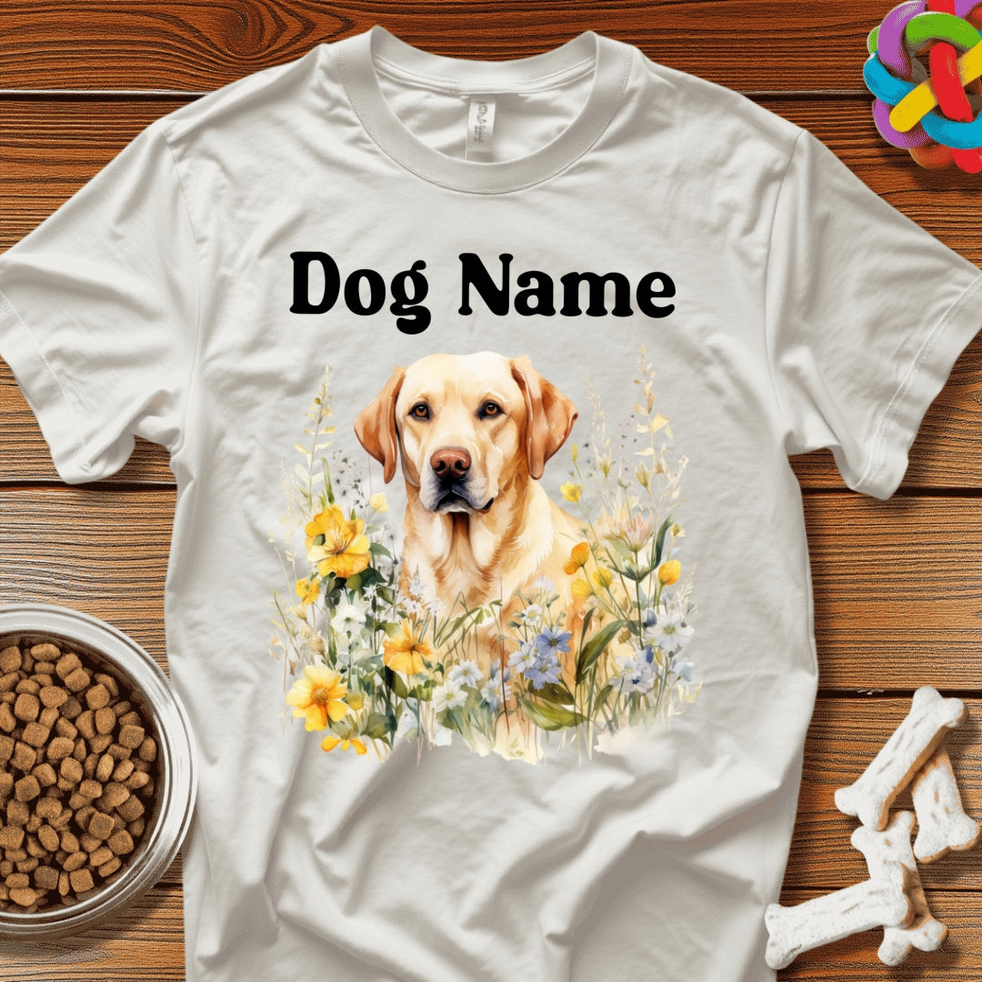 Labrador in Water Color Dog T-Shirt | Wooferface Original with Customization