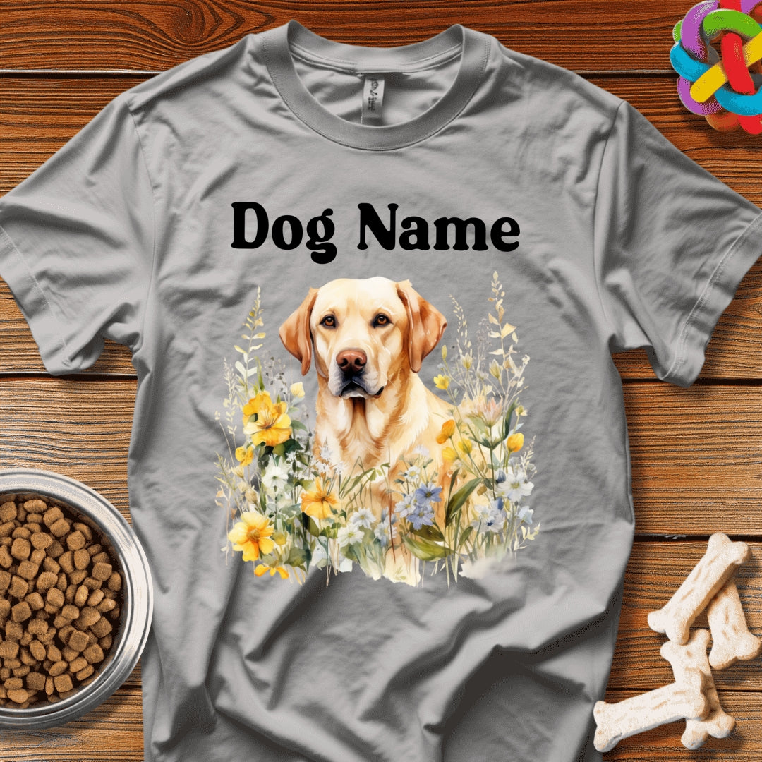 Labrador in Water Color Dog T-Shirt | Wooferface Original with Customization