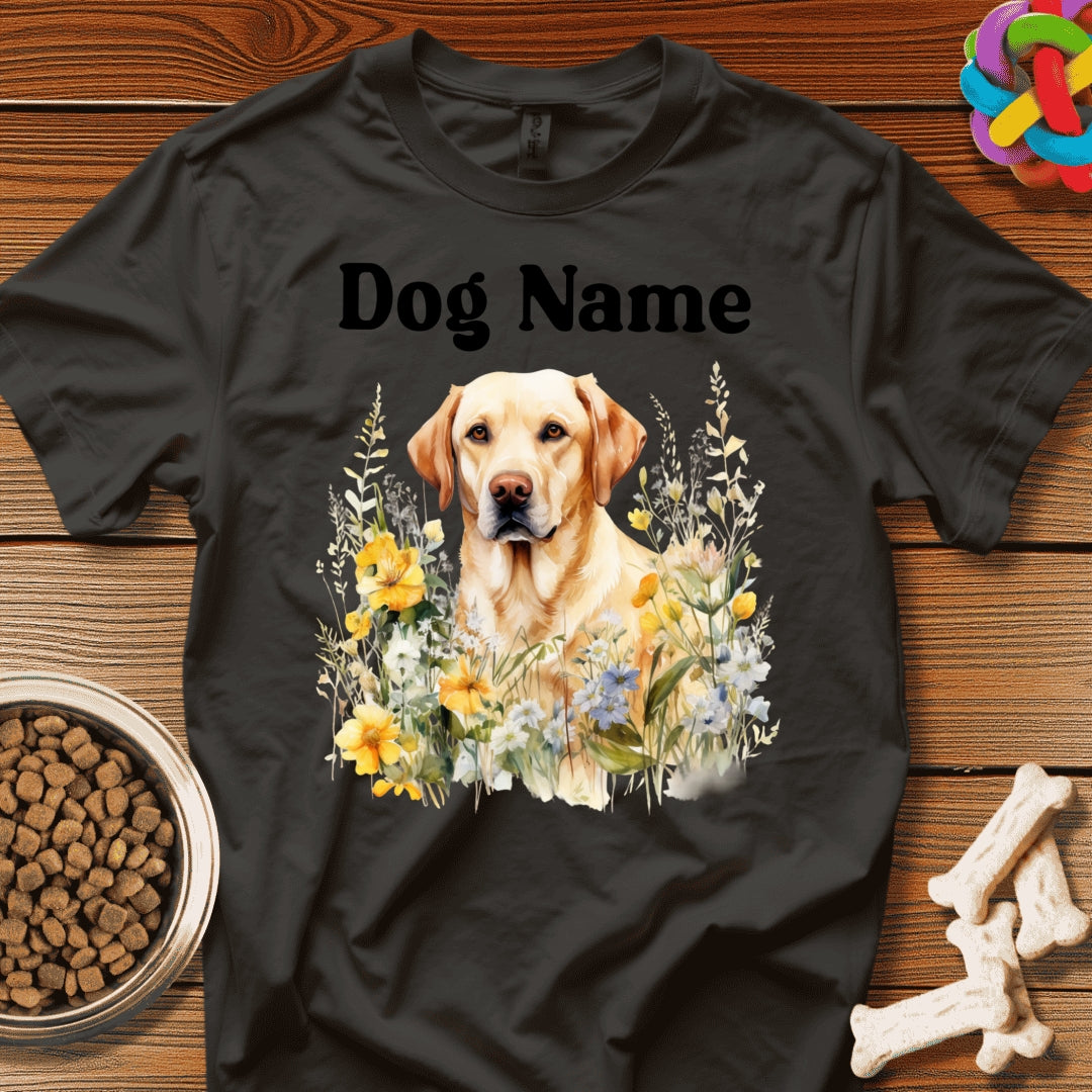 Labrador in Water Color Dog T-Shirt | Wooferface Original with Customization
