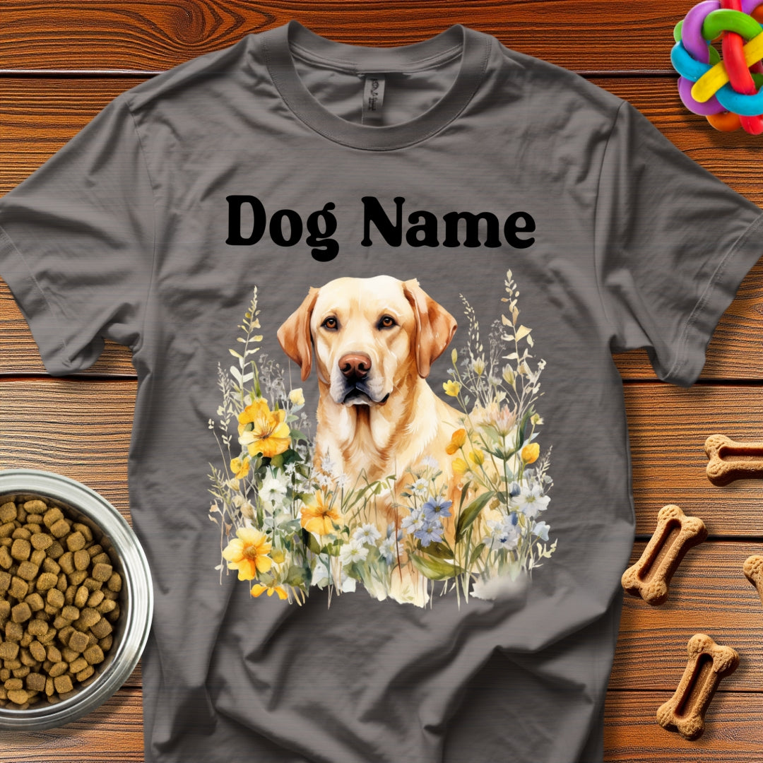 Labrador in Water Color Dog T-Shirt | Wooferface Original with Customization