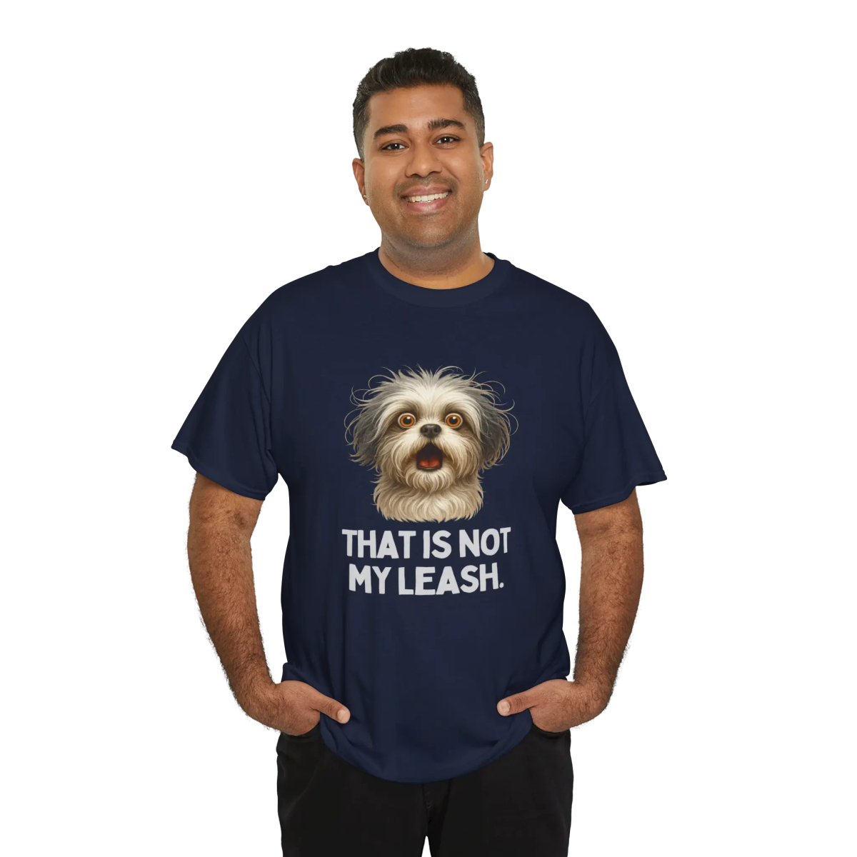 "That Is Not My Leash" T-Shirt - Wooferface