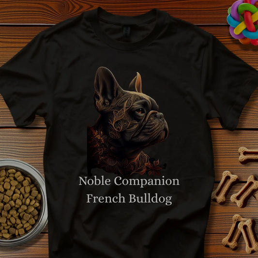 French Bulldog Art No. 5 Unisex T-Shirt — “Noble Companion”  Premium