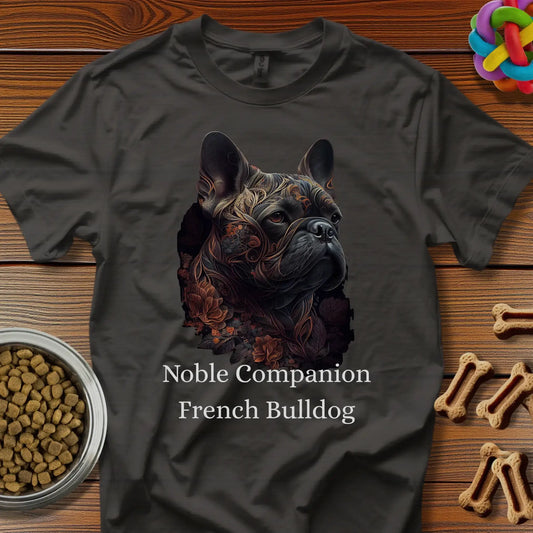 French Bulldog Art No. 1 Unisex T-Shirt — “Noble Companion”  Premium