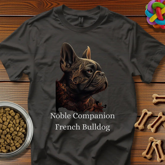 French Bulldog Art No. 5 Unisex T-Shirt — “Noble Companion”  Premium