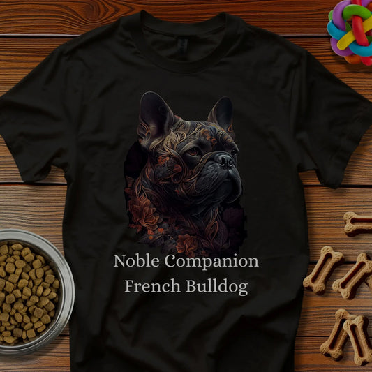 French Bulldog Art No. 1 Unisex T-Shirt — “Noble Companion”  Premium