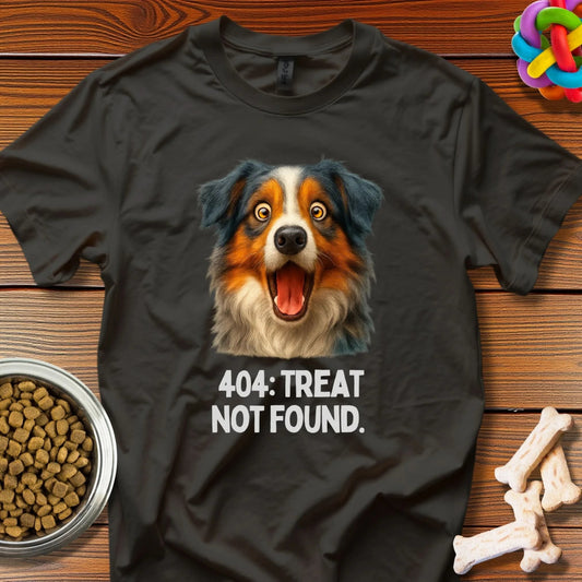 404 Error Pup: Digital Canine Comedy, Web Humor Illustration - T-Shirt - Wooferface