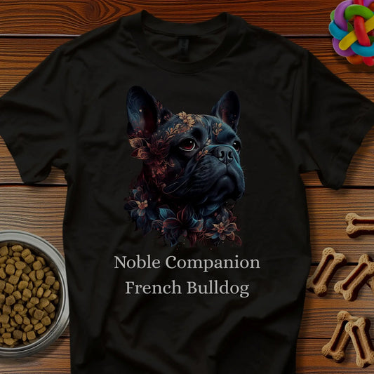 French Bulldog Art No. 4 Unisex T-Shirt — “Noble Companion”  Premium