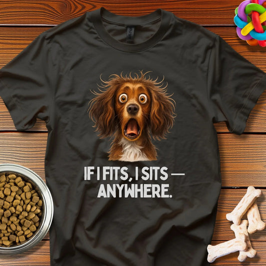 Canine Chaos: Hilarious Dog Meme, Viral Internet Comedy Portrait - T-Shirt - Wooferface