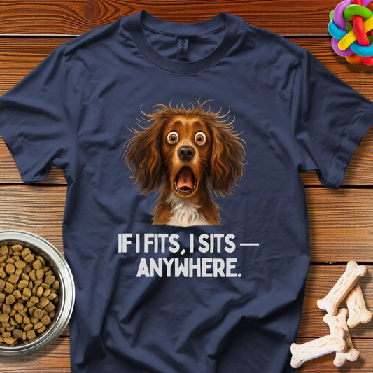 Canine Chaos: Hilarious Dog Meme, Viral Internet Comedy Portrait - T-Shirt - Wooferface