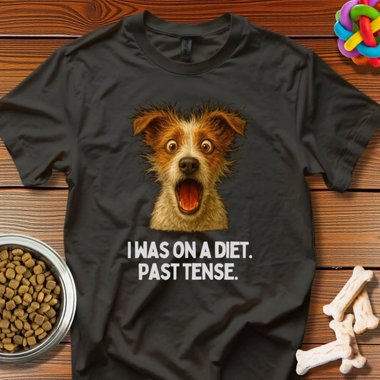 Dieting Derailed: Canine Comedy, Internet Meme Humor - T-Shirt - Wooferface