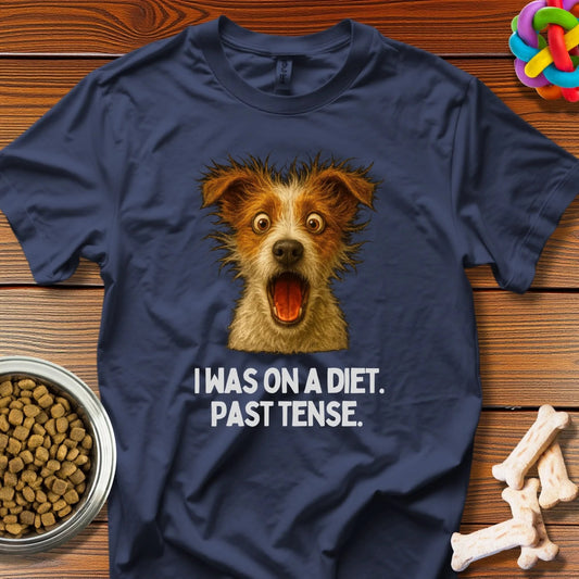 Dieting Derailed: Canine Comedy, Internet Meme Humor - T-Shirt - Wooferface