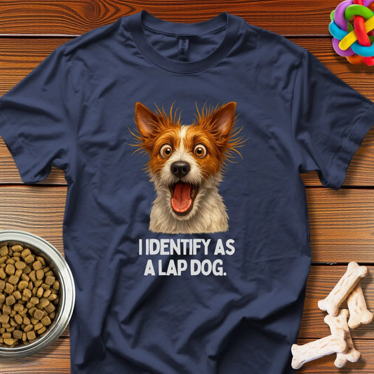 Electrified Ego: Jack Russell Portrait, Comedic Pet Photography - T-Shirt - Wooferface