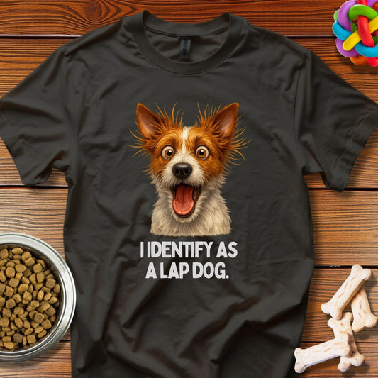 Electrified Ego: Jack Russell Portrait, Comedic Pet Photography - T-Shirt - Wooferface