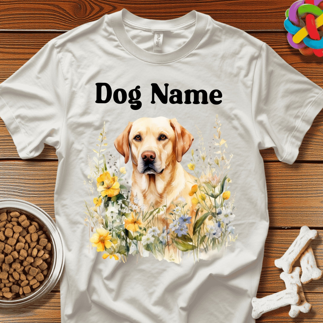 Labrador in Water Color Dog T-Shirt | Wooferface Original with Customization