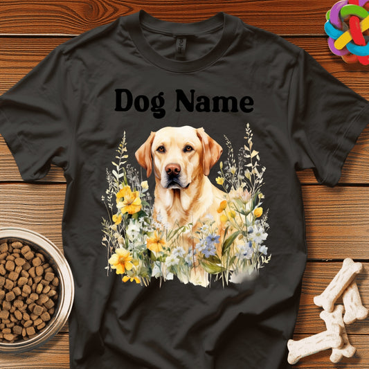 Labrador in Water Color Dog T-Shirt | Wooferface Original with Customization