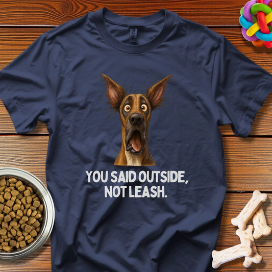 Freedom Unleashed: Canine Comedy Meme, Viral Pet Photography - T-Shirt - Wooferface