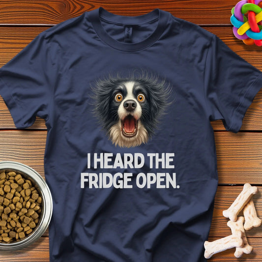 Fridge Siren: Canine Culinary Alert, Viral Dog Portrait Illustration - T-Shirt - Wooferface