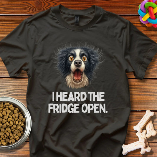 Fridge Siren: Canine Culinary Alert, Viral Dog Portrait Illustration - T-Shirt - Wooferface