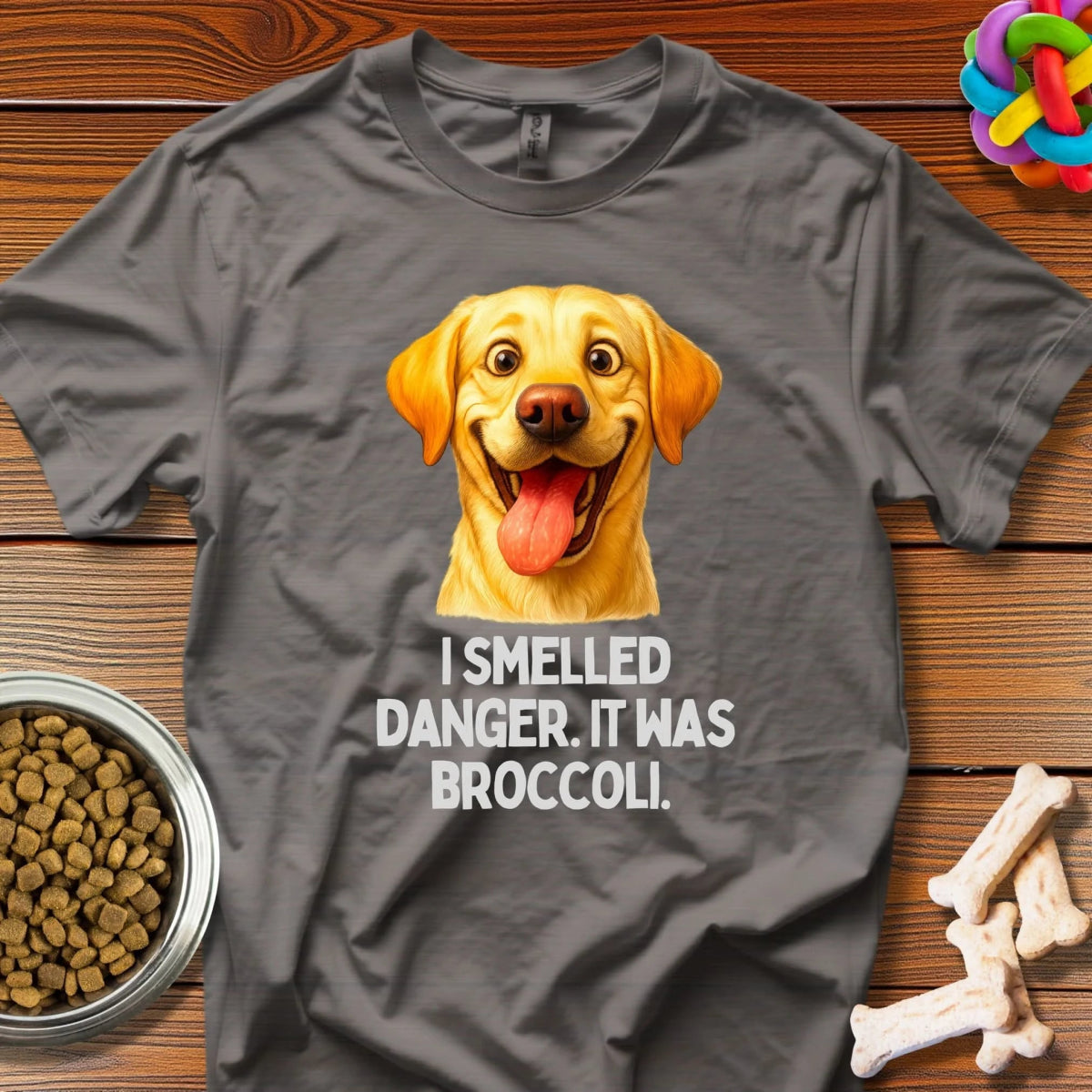 I Smelled Danger, It Was Brocolli Tee - Wooferface