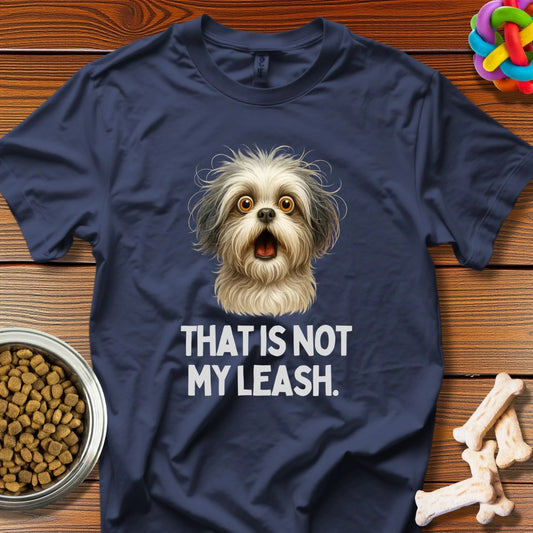 Shocking Secrets: When Dogs Discover Something Unexpected, Digital Pet Humor Portrait - T-Shirt - Wooferface