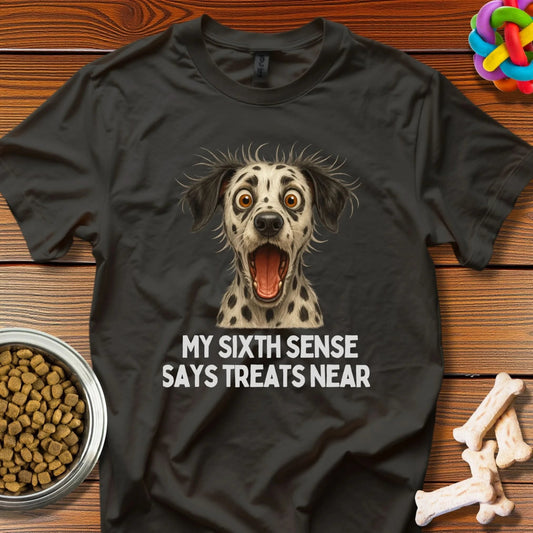 Snack Radar Activated: Hilarious Dog Meme, Digital Pet Comedy Art - T-Shirt - Wooferface